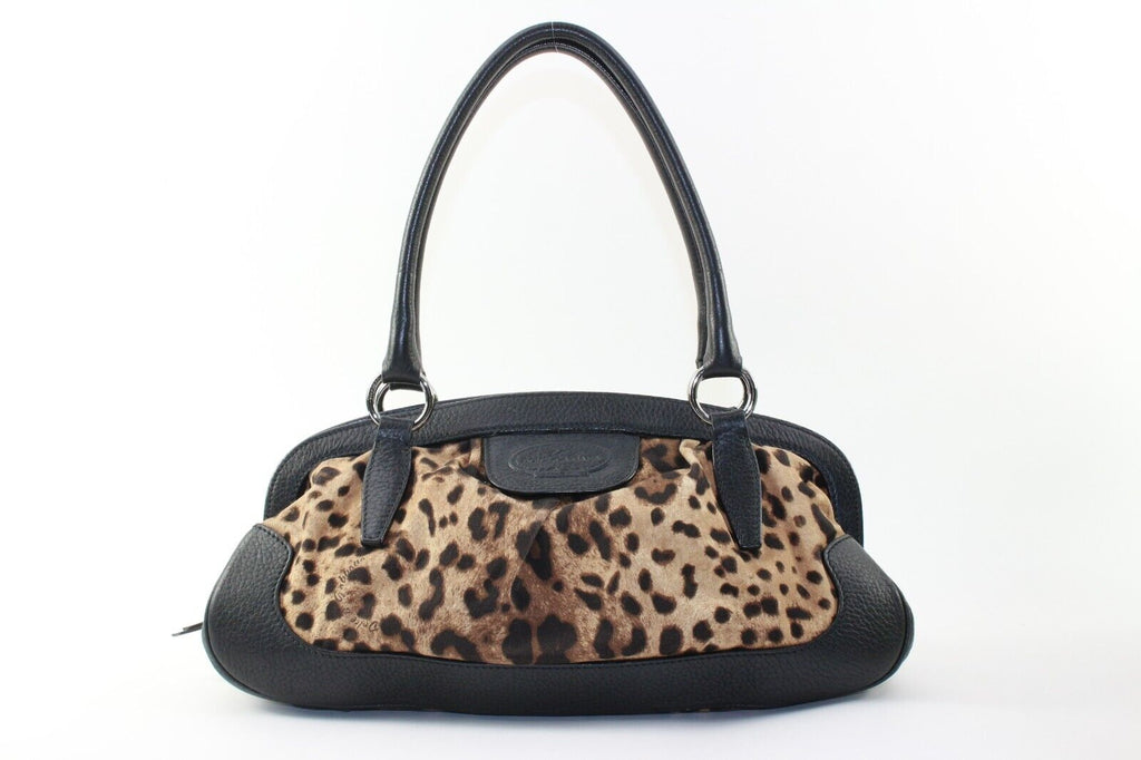 DOLCE AND GABBANA Doctor Closure Leopard Shoulder Bag 01DG1226K DOLCE AND GABBANA Doctor Closure Leopard Shoulder Bag 01DG1226K