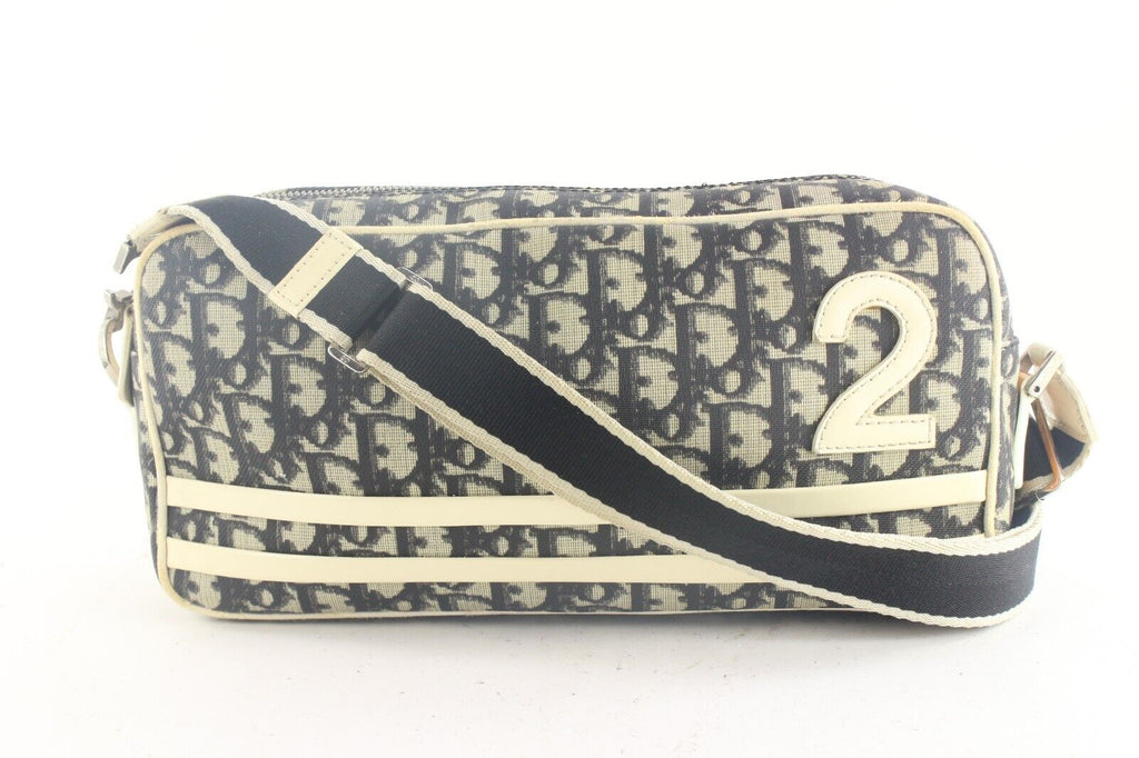 Dior Navy Monogram Trotter Camera Bag Crossbody No. 2 1DD829K Dior Navy Monogram Trotter Camera Bag Crossbody No. 2 1DD829K
