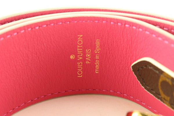Louis Vuitton Monogram x Pink Monogram Bandouliere Strap Guitar