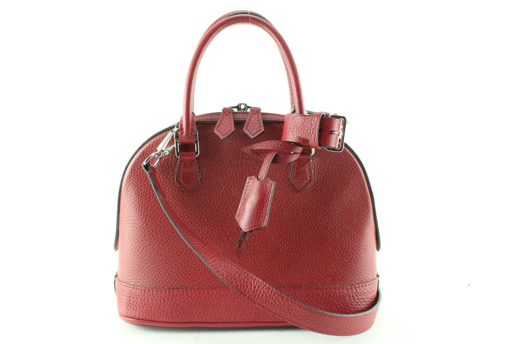 Louis Vuitton Red Taurillon Leather Alma PPM 1LVS523K Louis Vuitton Red Taurillon Leather Alma PPM 1LVS523K