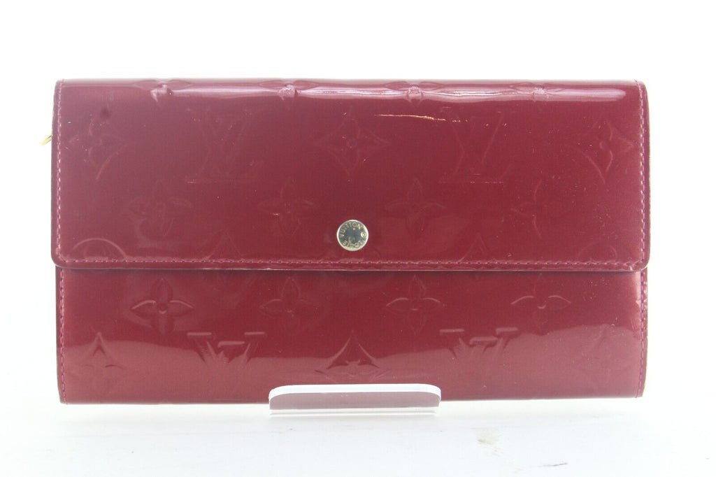 Louis Vuitton Womens Sarah Vernis Leather Long Flap Wallet 3LVS105K Louis Vuitton Womens Sarah Vernis Leather Long Flap Wallet 3LVS105K