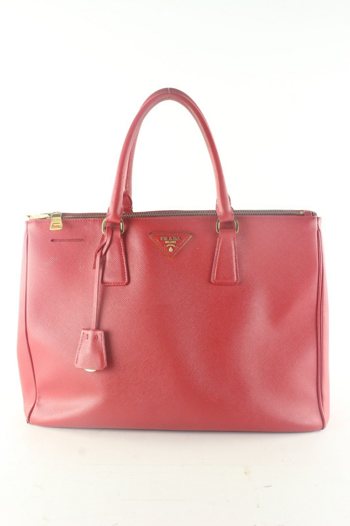 Prada Red Saffiano Luxe Tote 3PR105K Prada Red Saffiano Luxe Tote 3PR105K