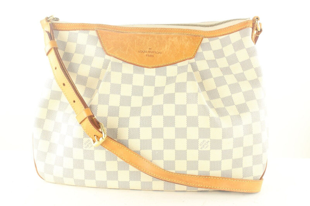 Louis Vuitton Siracusa Shoulder Bag PM White Leather 8LV919k Louis Vuitton Siracusa Shoulder Bag PM White Leather 8LV919k