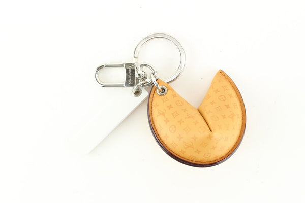 Fortune Cookie Bag Fluffy Keychain With Box Fashionable PU Leather