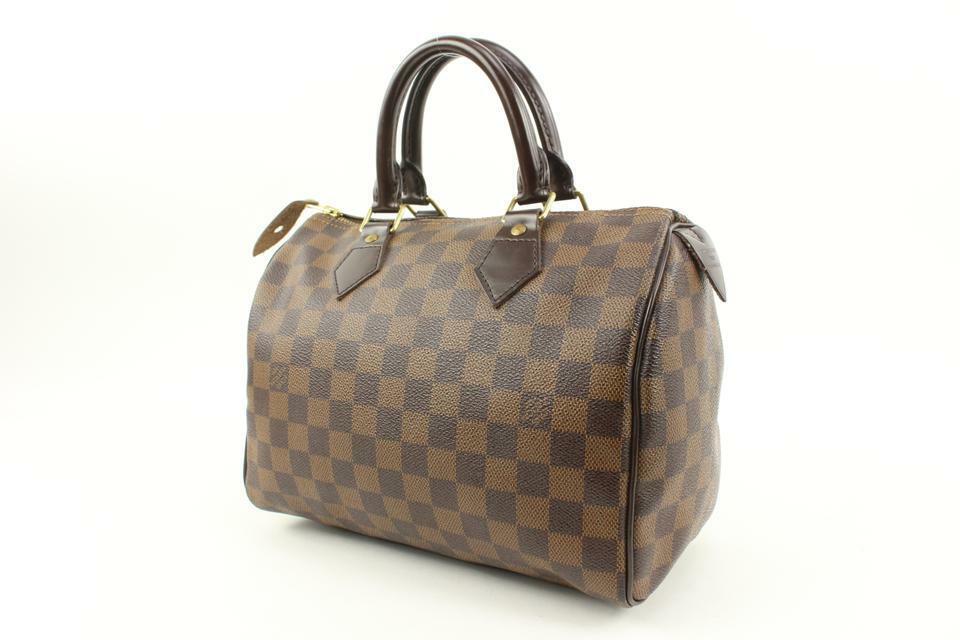 Louis Vuitton Damier Ebene Speedy 25 Boston Bag PM 1LV1114b Louis Vuitton Damier Ebene Speedy 25 Boston Bag PM 1LV1114b