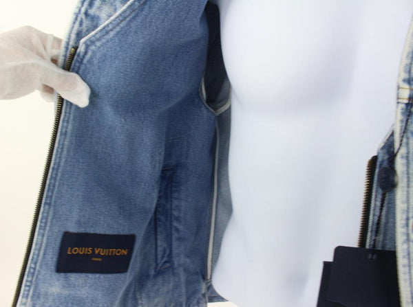 U[cycled Louis Vuitton Denim Jacket - Eclections Boutique