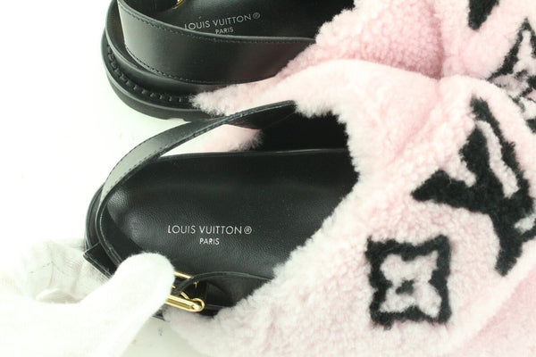 Louis Vuitton Mink Fur Slippers