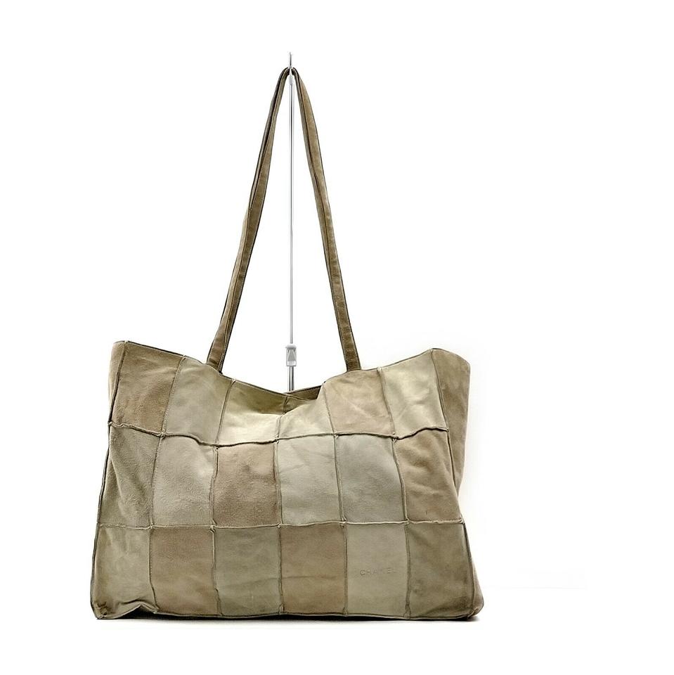 Chanel Brown Suede Patchwork Tote bag 855388 Chanel Brown Suede Patchwork Tote bag 855388