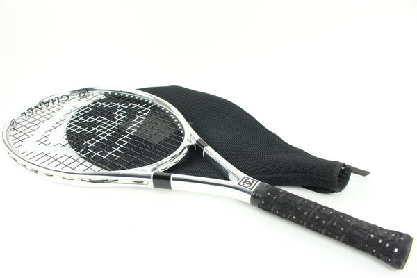Chanel CC Tennis Racket & Leather Carrying Case w/ Tags - Black Sporting  Goods, Sports - CHA916194