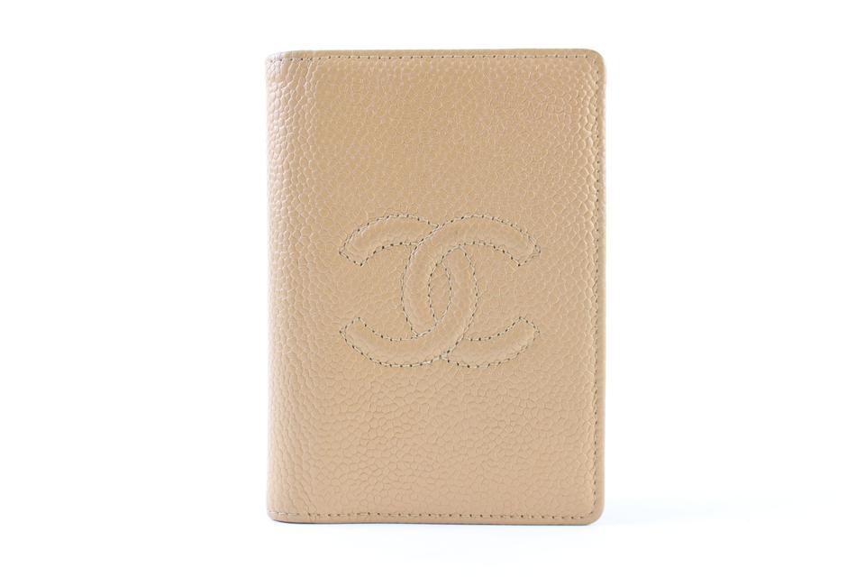 Chanel Beige Caviar Card Holder Wallet case 226858 Chanel Beige Caviar Card Holder Wallet case 226858