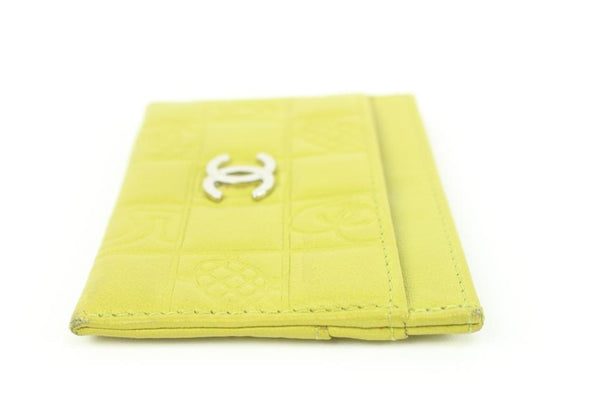 Card holder - Lambskin, green — Fashion