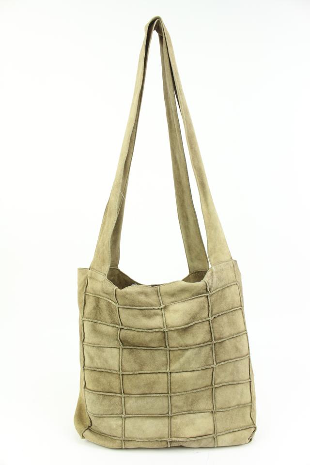 Chanel Light Brown Suede Patchwork Messenger Shopper Bag 87cz418s Chanel Light Brown Suede Patchwork Messenger Shopper Bag 87cz418s