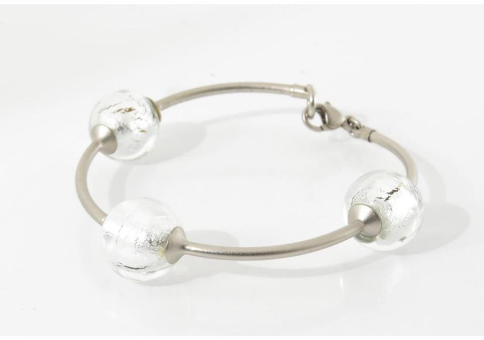 Chanel Rare 99C Silver Crystal Bracelet Bangle Cuff 862129 Chanel Rare 99C Silver Crystal Bracelet Bangle Cuff 862129