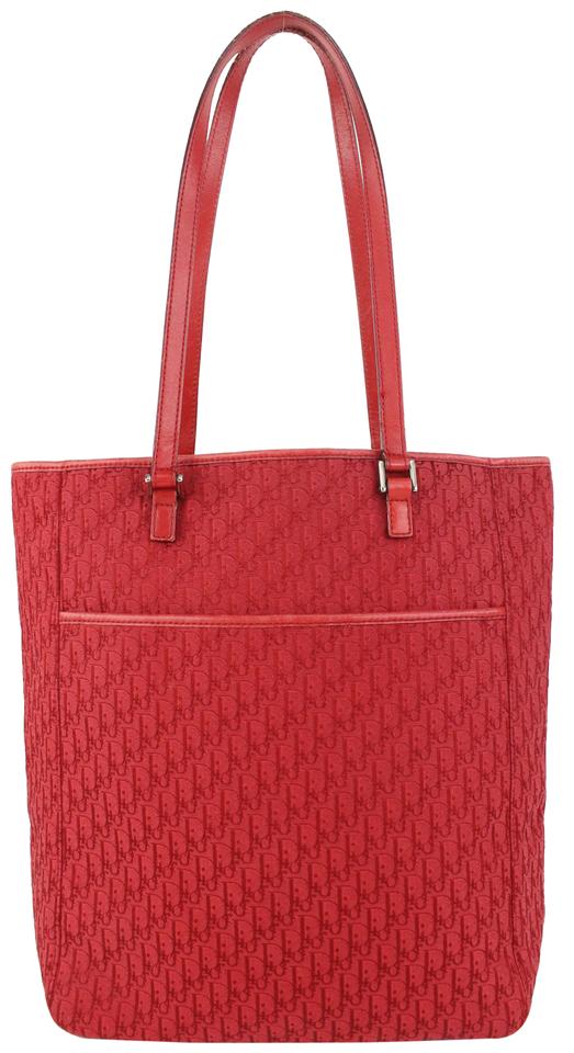Dior Red Monogram Trotter Book Tote Shopper Bag 98da43 Dior Red Monogram Trotter Book Tote Shopper Bag 98da43