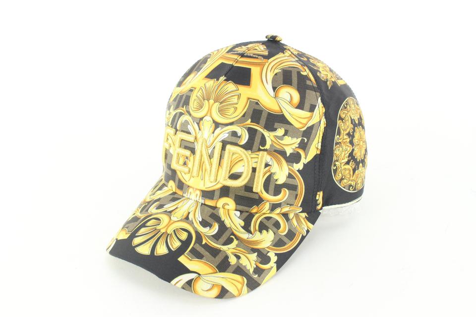 Fendi x Versace 57cm Fendace Baseball Cap Hat 92v516s Fendi x Versace 57cm Fendace Baseball Cap Hat 92v516s
