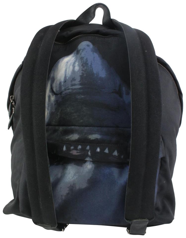 Givenchy Black Shark Backpack 1216gi29 Givenchy Black Shark Backpack 1216gi29