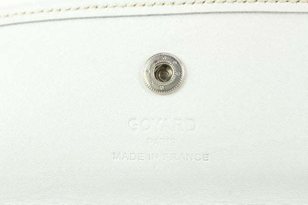 Goyard White Chevron St Louis PM Tote with Pouch Leather ref.683800 - Joli  Closet