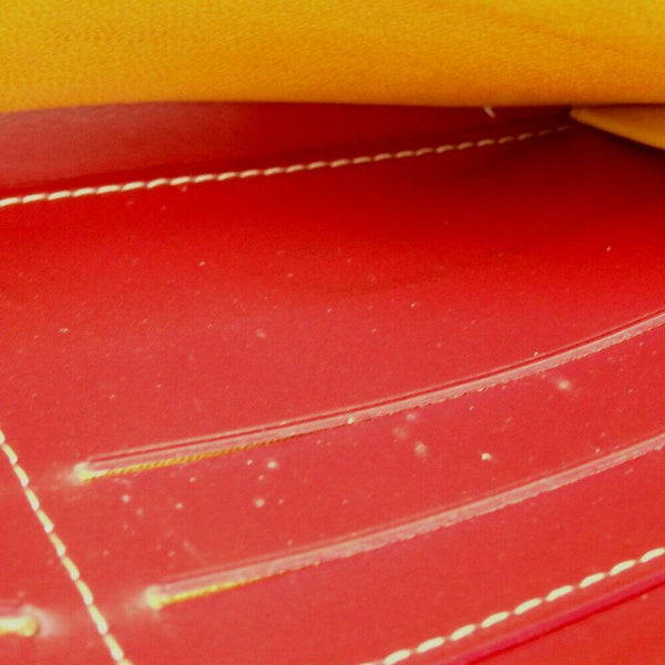 Goyard Red Chevron Matignon Zip Around Long Zippy Wallet 860154