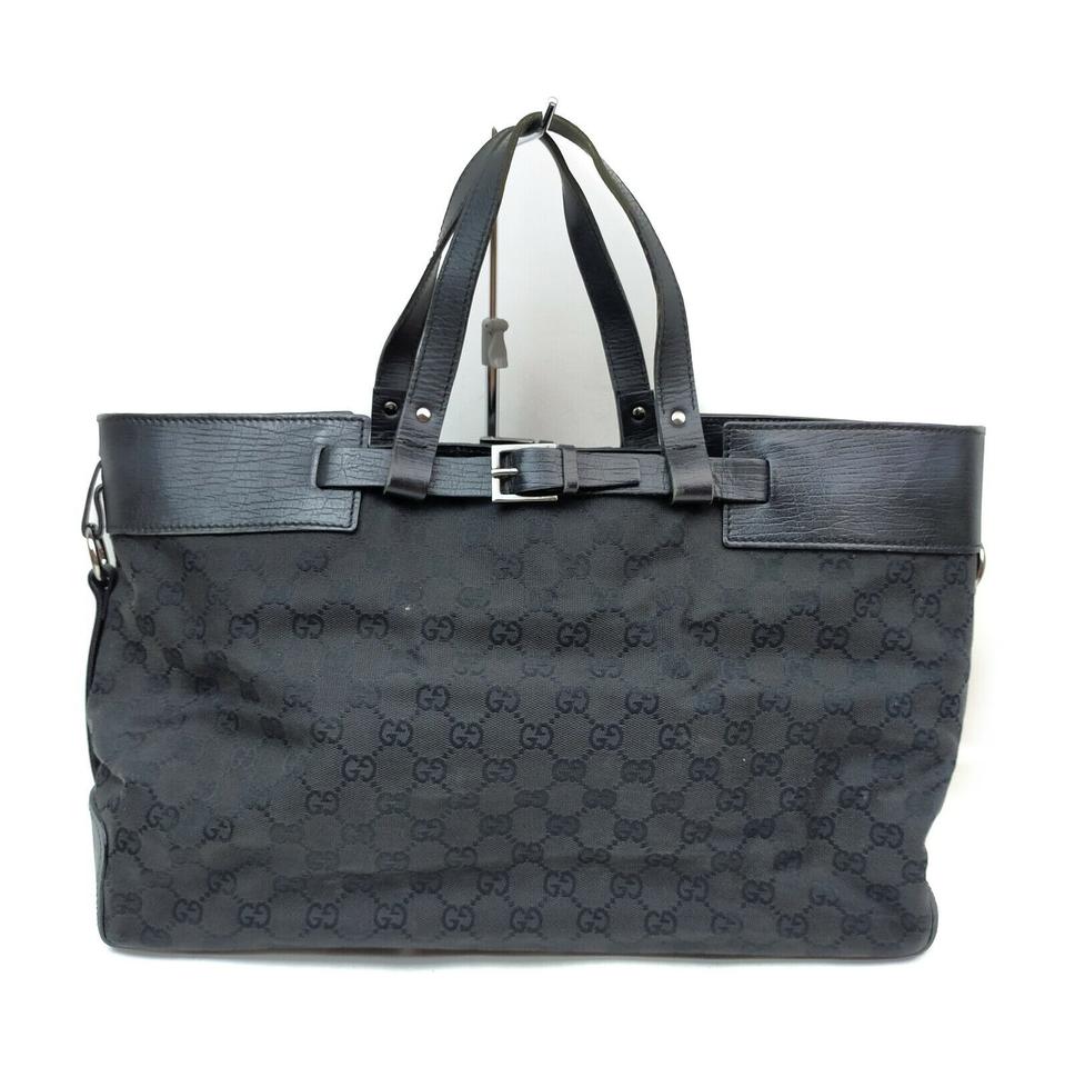 Gucci Black Monogram GG Tote Bag 863381 Gucci Black Monogram GG Tote Bag 863381