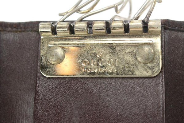 Gucci Black Vintage 6 Key Holder
