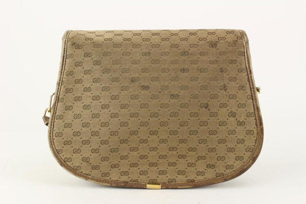 Gucci Beige Monogram Micro GG Crossbody Flap Bag 1216g1 – Bagriculture