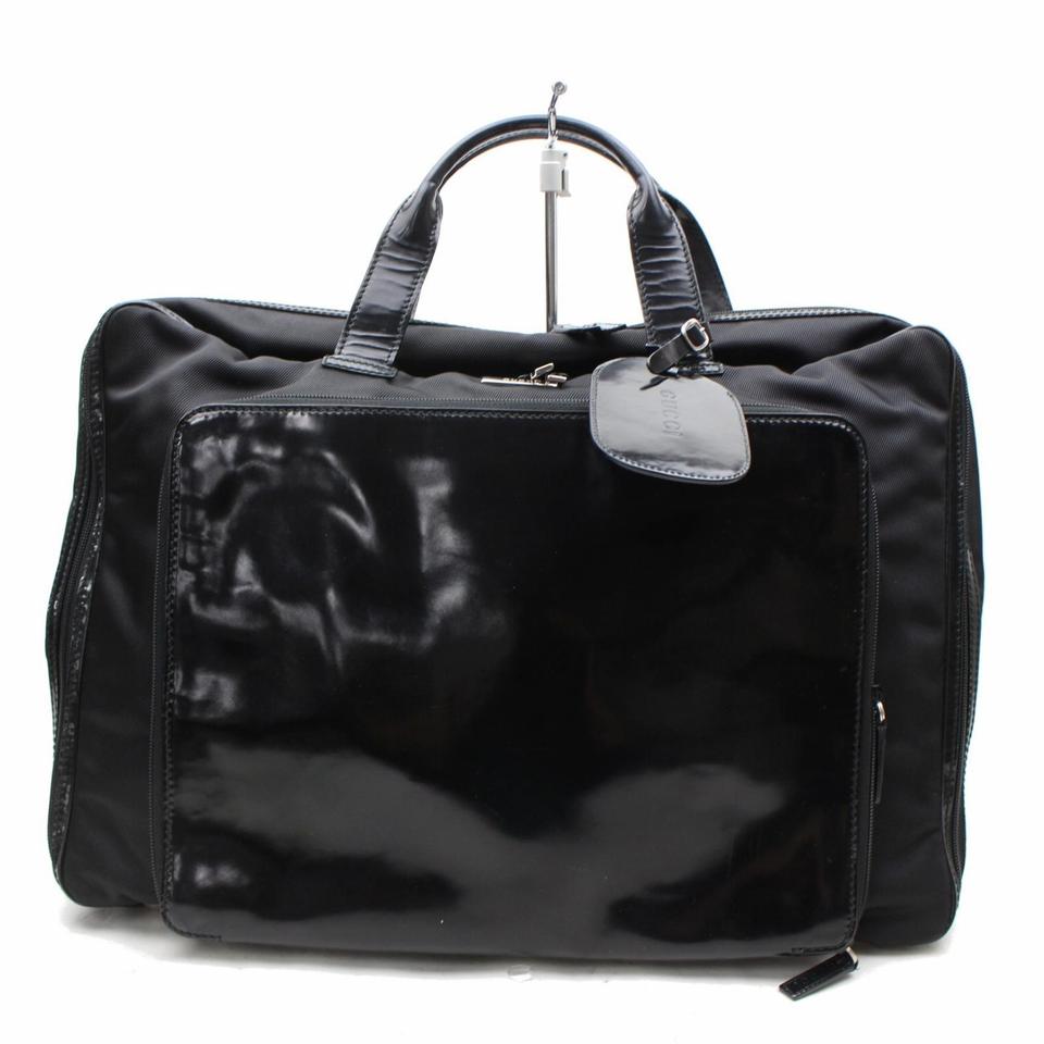 Gucci Rare Suitcase Black Briefcase Bag Carry-On Suitcase 854675 Gucci Rare Suitcase Black Briefcase Bag Carry-On Suitcase 854675