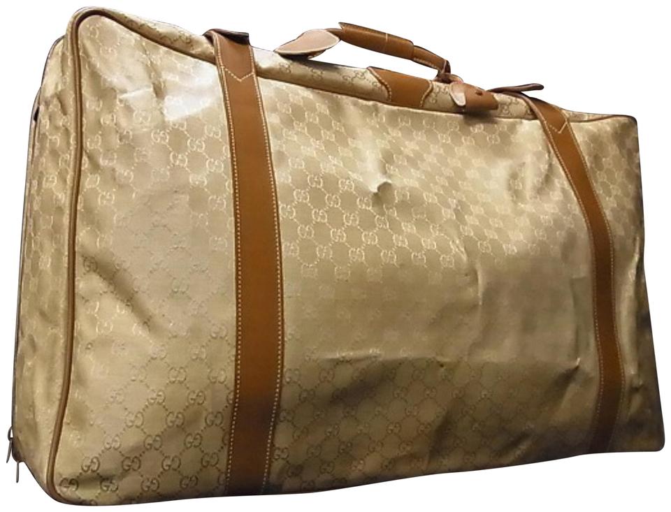 Gucci Suitcase Luggage monogram GG Beige 239391 Gucci Suitcase Luggage monogram GG Beige 239391