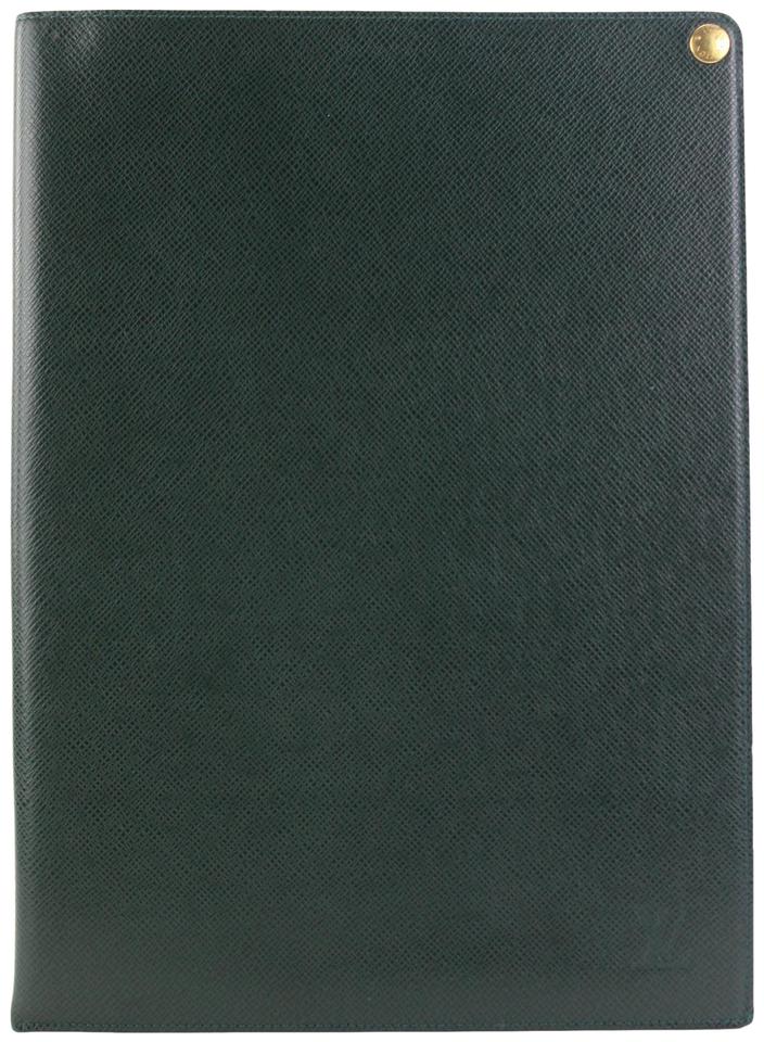 Louis Vuitton 15th Anniversary LargeTaiga Leather Document Folder 941lvs315 Louis Vuitton 15th Anniversary LargeTaiga Leather Document Folder 941lvs315