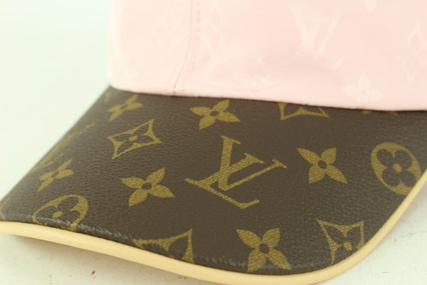 Louis Vuitton Large Pink Monogram Cap Ous Pas Wild at Heart Baseball Hat  111lv5