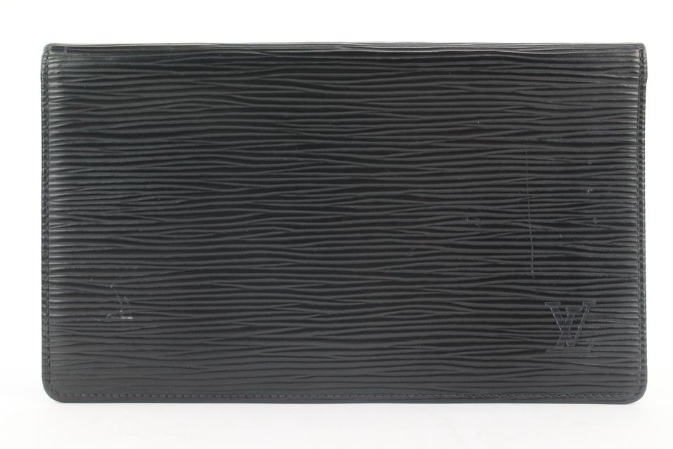 Louis Vuitton Black Epi Leather Long Bifold Wallet 275lvs216 Louis Vuitton Black Epi Leather Long Bifold Wallet 275lvs216