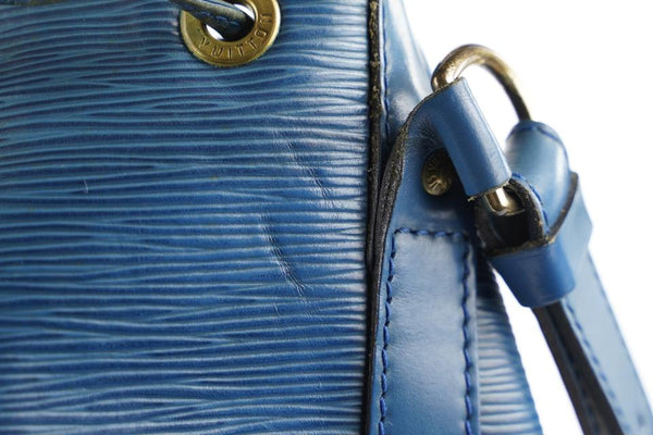 Louis Vuitton Toledo Blue EPI Noe Blue Leather Drawstring Shoulder Bag MSPZXDU 144030002903