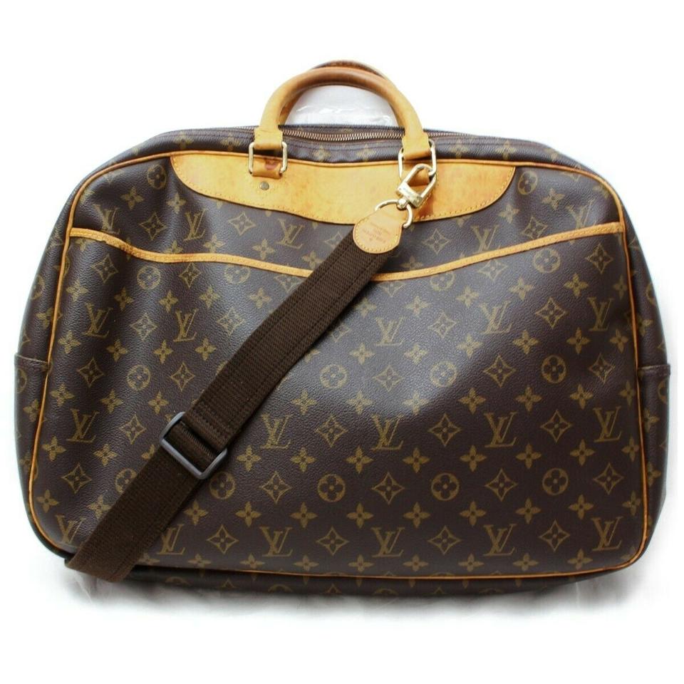 Louis Vuitton Monogram Alize 2 Poches Luggage with Strap 860376 Louis Vuitton Monogram Alize 2 Poches Luggage with Strap 860376