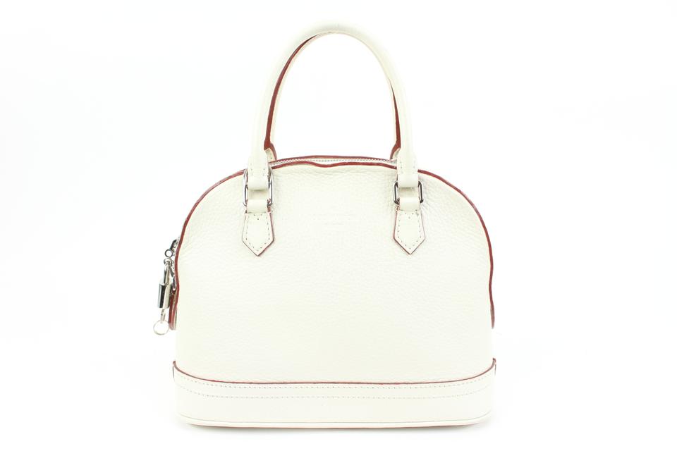 Louis Vuitton White Taurillon Leather Parnassea Alma PPM 76llk322s Louis Vuitton White Taurillon Leather Parnassea Alma PPM 76llk322s