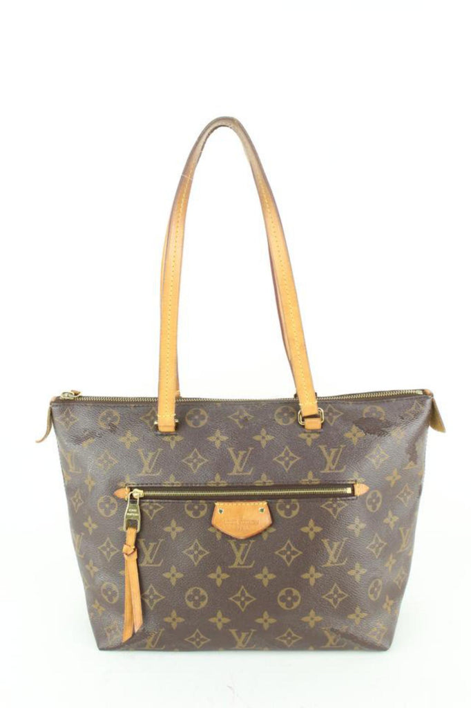 Louis Vuitton Discontinued Monogram Iena PM Zip Tote Bag 86lk67s Louis Vuitton Discontinued Monogram Iena PM Zip Tote Bag 86lk67s