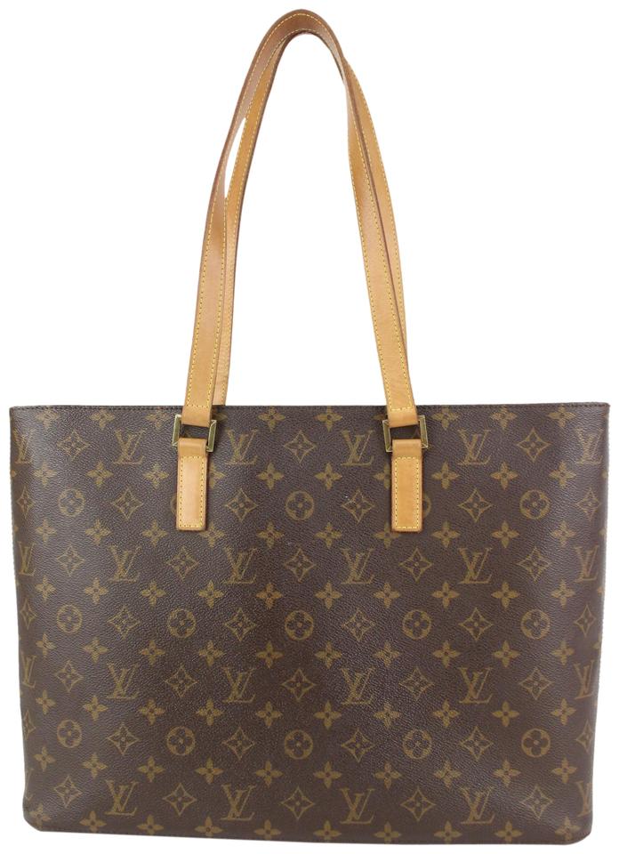 Louis Vuitton Monogram Luco Zip Tote Bag 831lv54 Louis Vuitton Monogram Luco Zip Tote Bag 831lv54