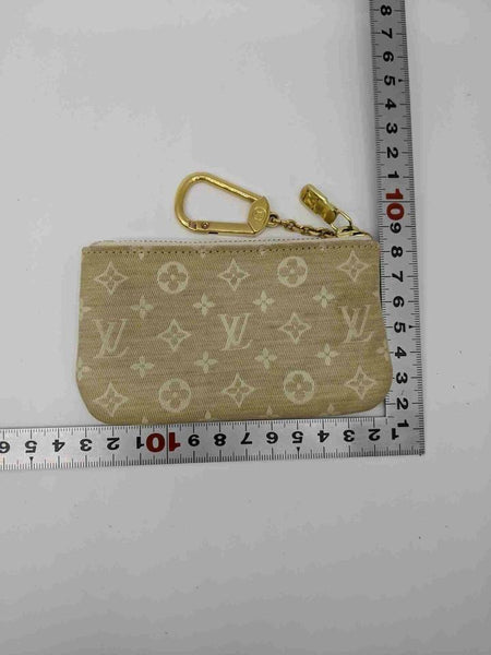 Louis Vuitton Brown Monogram Mini Lin Key Pouch Pochette Cles I863511