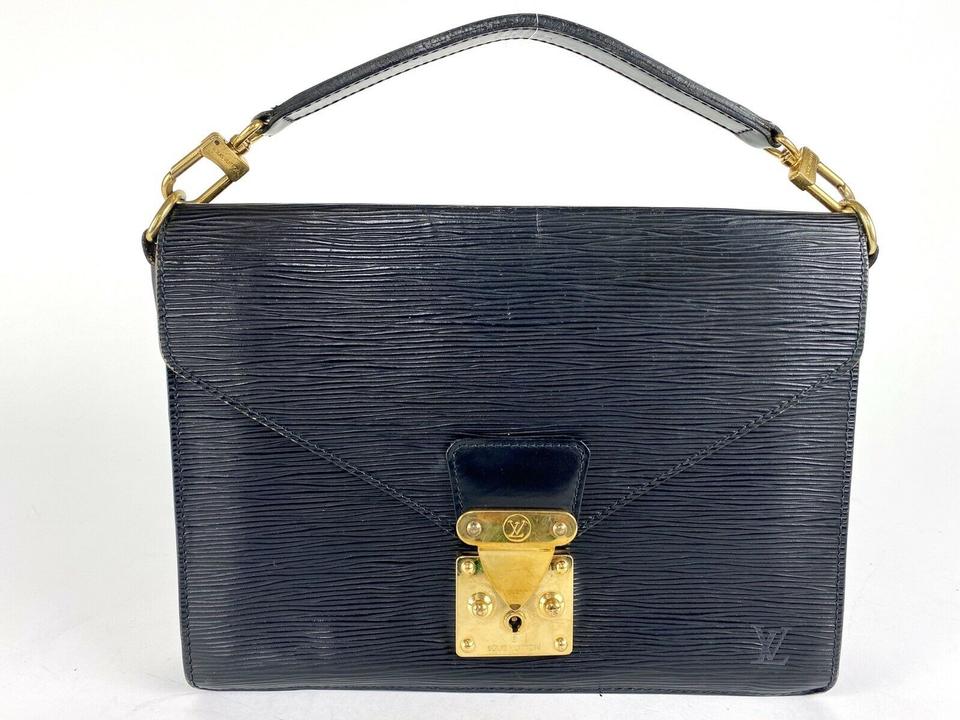 Louis Vuitton  Biface Noir Epi Black Satchel 2la510 Louis Vuitton  Biface Noir Epi Black Satchel 2la510