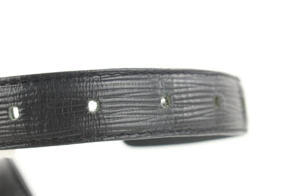 Louis Vuitton Black Epi Leather Essential V Belt 85 CM Louis Vuitton