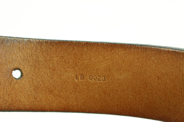 Louis Vuitton Noir Slender Belt 36 – The Closet