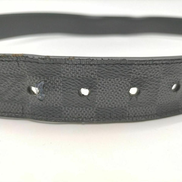 Designer Belts With Origins NYC ✓ - Louis Vuitton Pont Neuf Belt Damier  Graphite 35 MM Black Grey Pr