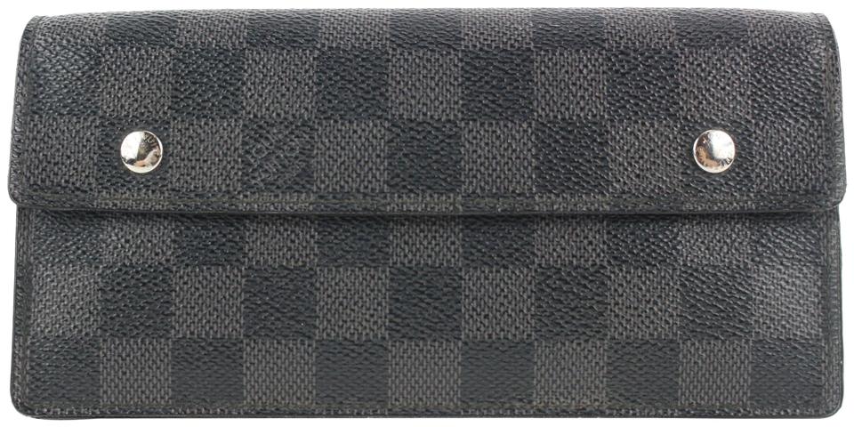 Louis Vuitton Damier Graphite Portefeuille Accordion Long Flap Wallet 222lvs210 Louis Vuitton Damier Graphite Portefeuille Accordion Long Flap Wallet 222lvs210