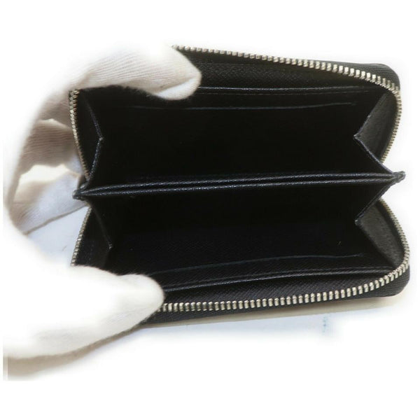 Louis Vuitton Damier Graphite Zippy Coin Wallet Compact Zip Around Purse  861782