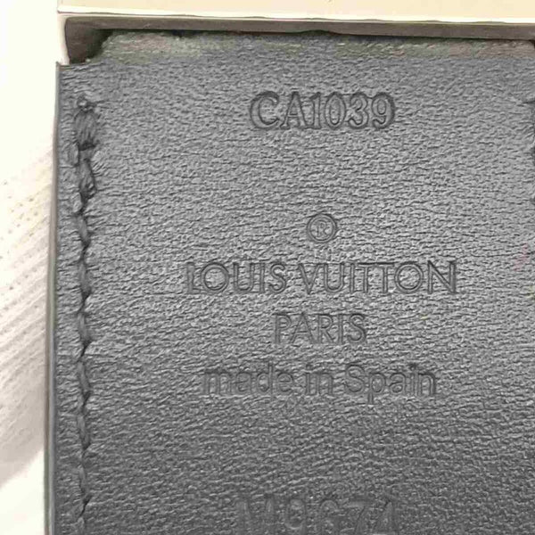 Buy LOUIS VUITTON LV Sunture Boston Damier Infini Reversible 85/34 Belt  Black Silver Metal Fittings M9674V Vuitton Clothing Accessories Used from  Japan - Buy authentic Plus exclusive items from Japan