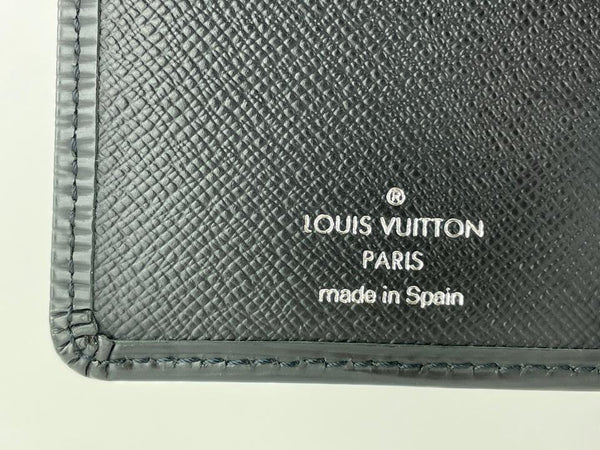 LOUIS VUITTON Brazza Long Bifold Wallet Purse Epi Leather Black M66542  09MS368