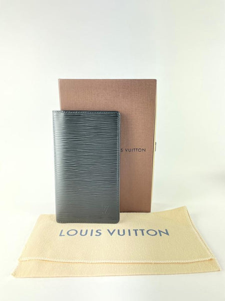 LOUIS VUITTON/Portefeuille Brazza/Long Wallet/BLK/Leather/Epi – 2nd STREET  USA