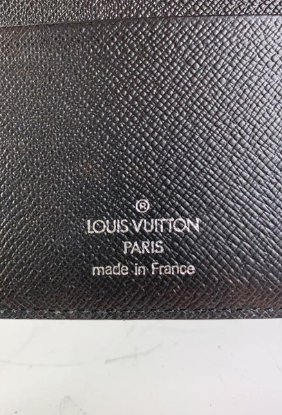 Louis Vuitton Black Epi Leather Large Ring Agenda Louis Vuitton
