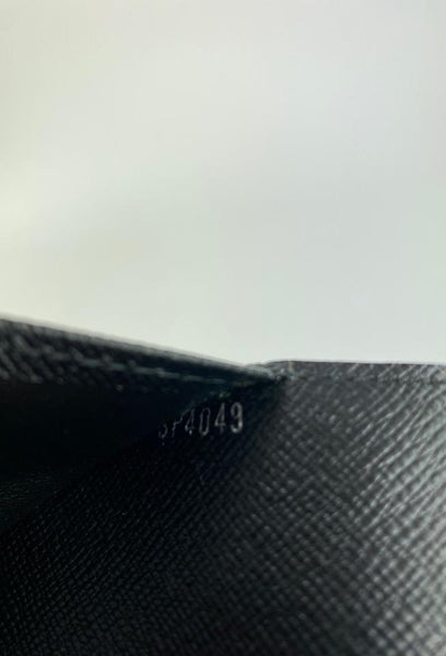 Louis Vuitton Black Epi Leather Medium Ring Agenda Cover Louis