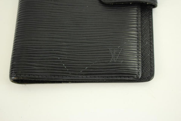 Louis Vuitton Agenda MM Black Leather ref.963469 - Joli Closet