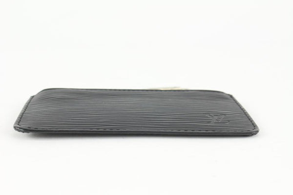 Louis Vuitton Slender Wallet Epi Noir Black in Leather - US