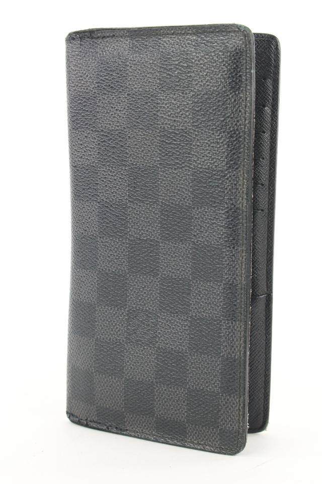 Louis Vuitton Damier Graphite Brazza Long Wallet 318lvs517 Louis Vuitton Damier Graphite Brazza Long Wallet 318lvs517